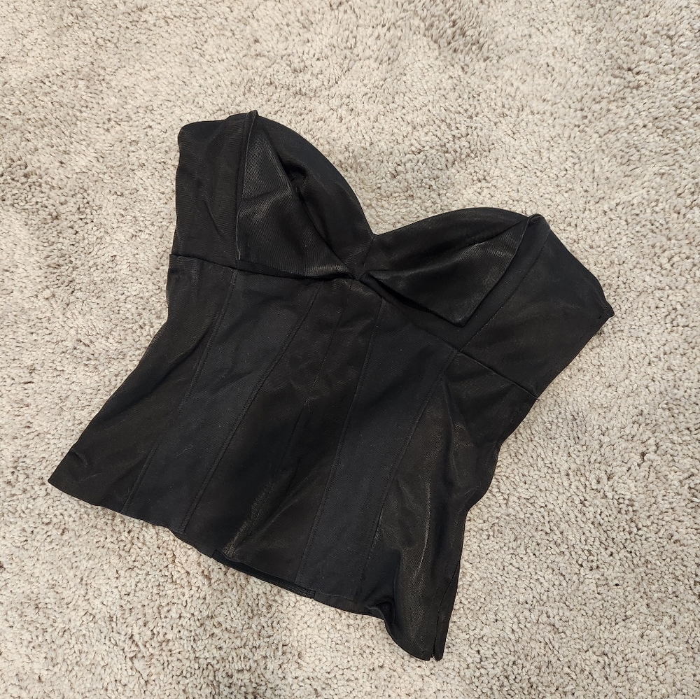 Bebe Black Bustier